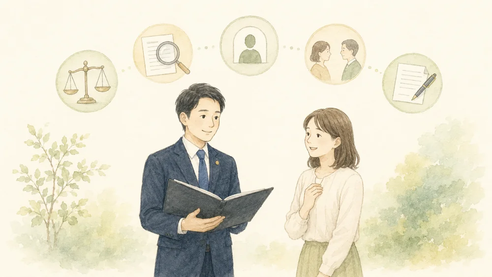 不倫の慰謝料請求で弁護士に任せられること